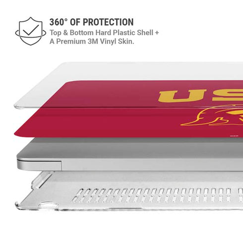 University of Southern California USC Trojan Logo MacBook Air 15in (2023-2025) Case plus Skin